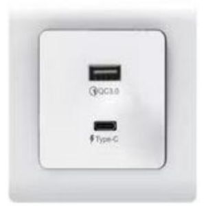 USB-A + USB-C punjač