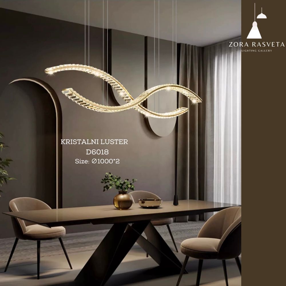 Kristalni luster D6018